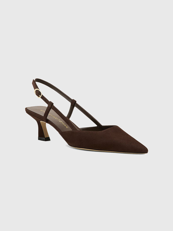 VINNIE 50 SLINGBACK suede heel shoes - 2