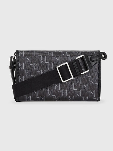 Crossbody bag with monogram print - 3