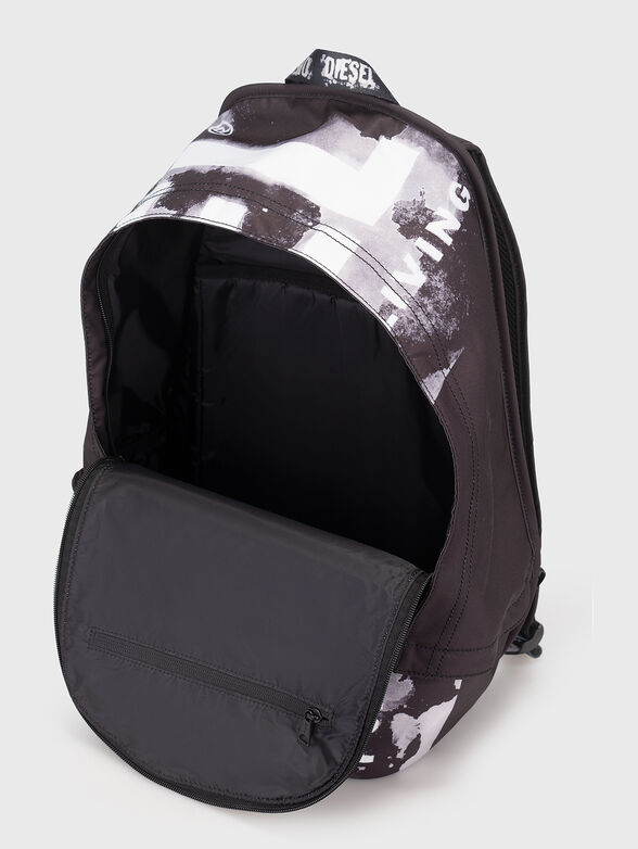 Backpack with art logo print  - 6