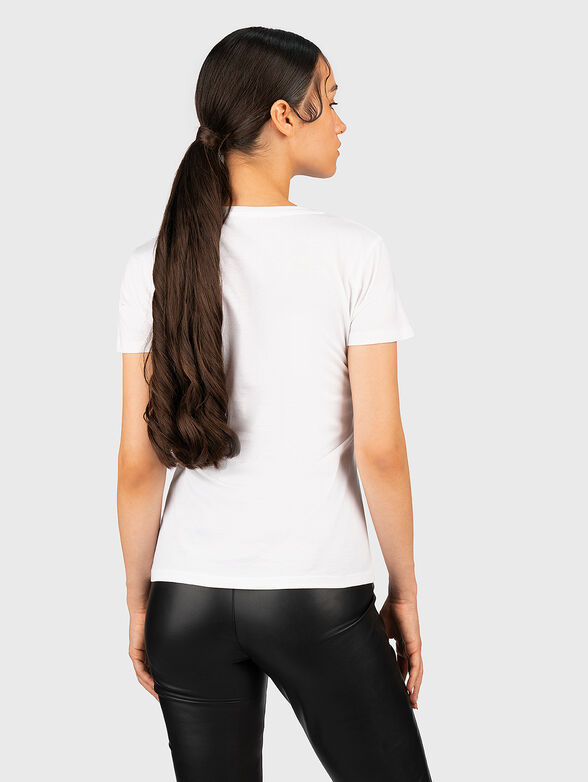 Black t-shirt with animal print  - 3