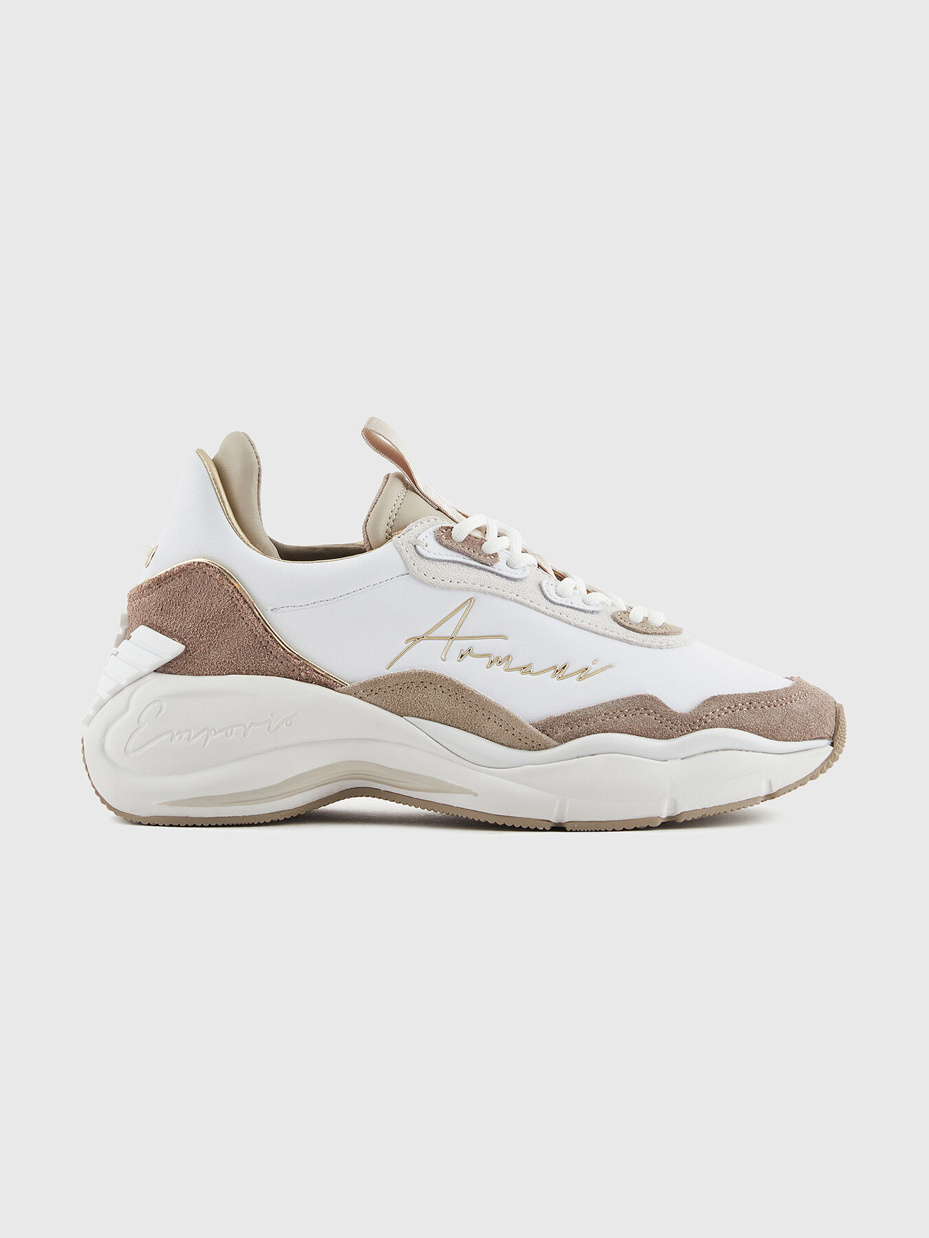 Sneakers with multicoloured details brand EMPORIO ARMANI