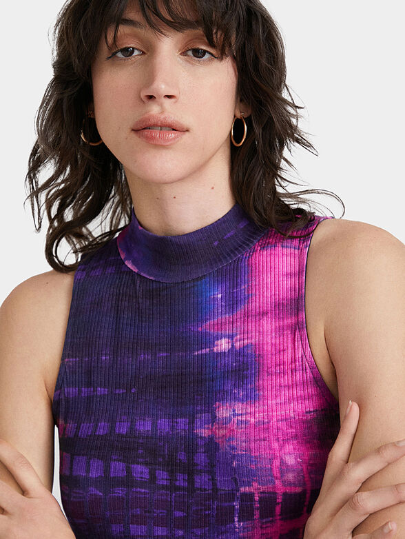 Bodysuit with tie-dye effect - 4