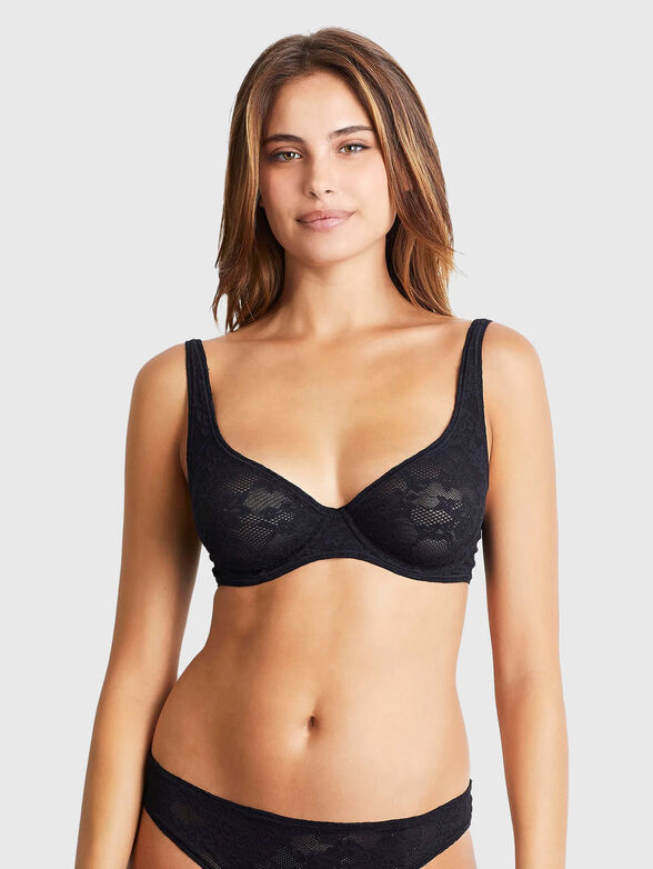 Stretch Lace bra in black - 1