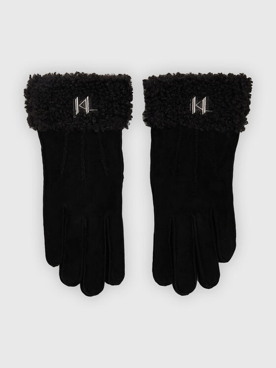 Ръкавици в черен цвят  - 1