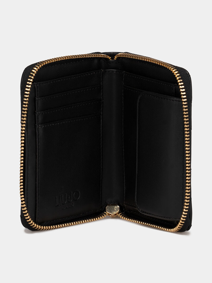 Black purse with quilted effect - 3