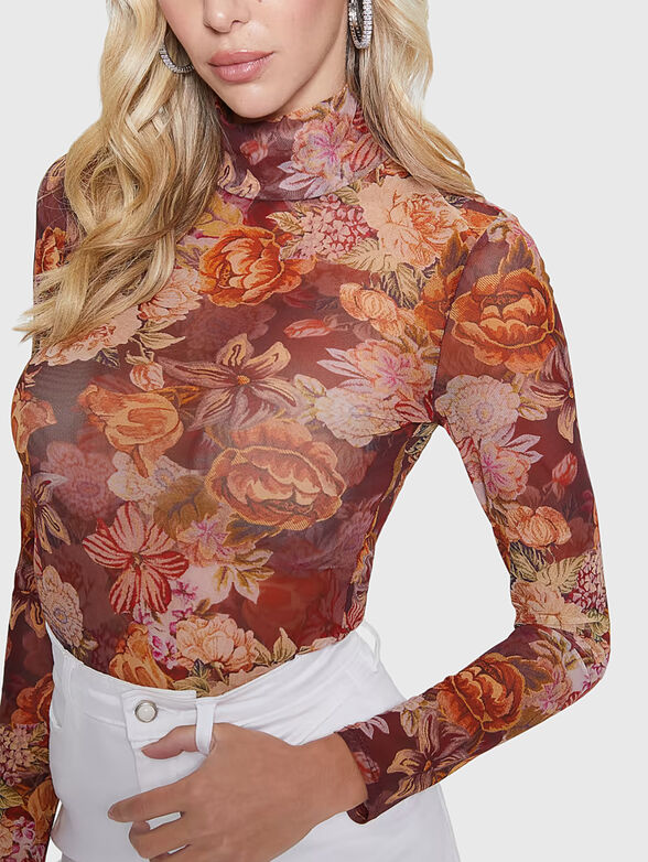 KAMARIA animal print blouse - 4