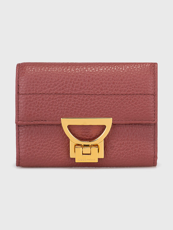 Black leather wallet - 1