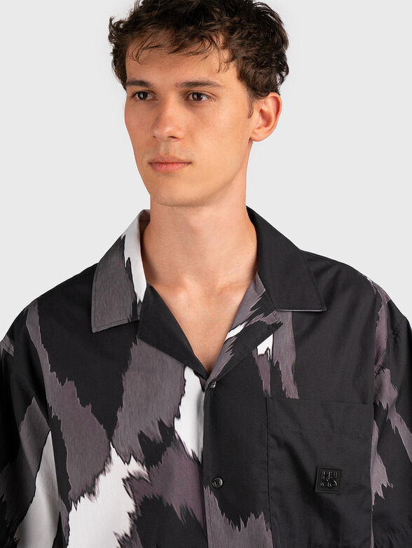 EGEENO shirt with abstract print  - 4