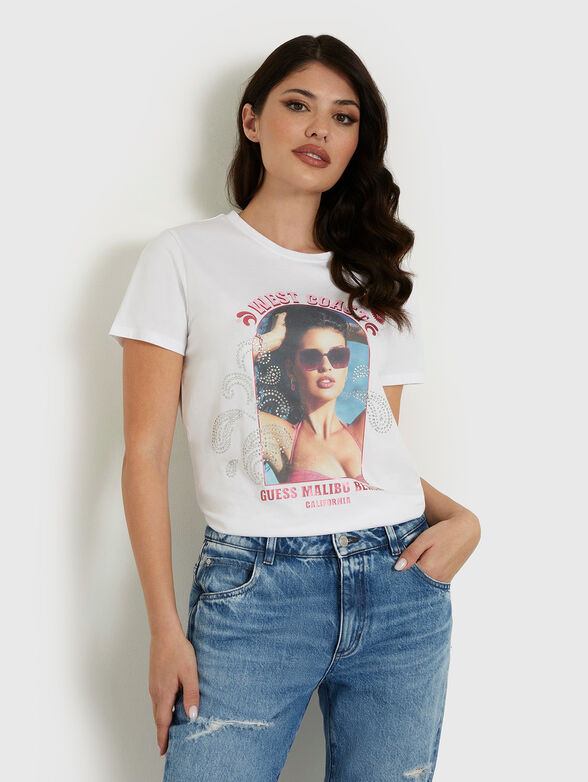 MALIBU GIRL round neck T-shirt - 1