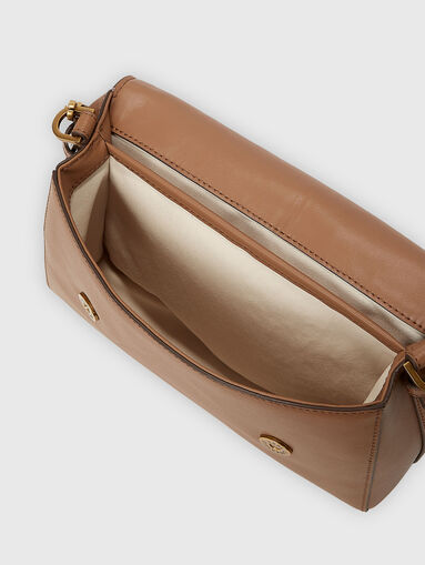 Leather bag with logo detail - 5