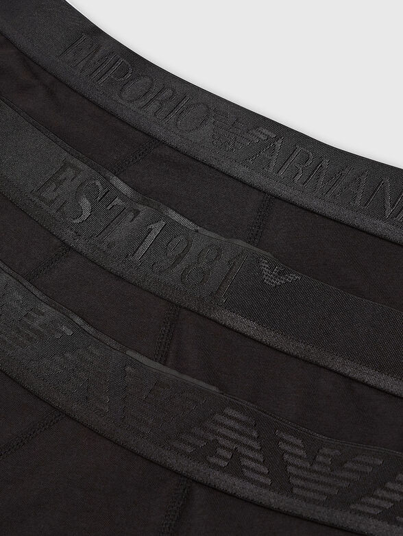 Set of three pairs of organic cotton boxers - 4