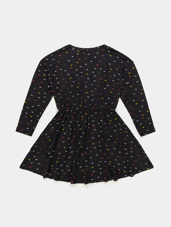 Dress with monogram print - 1