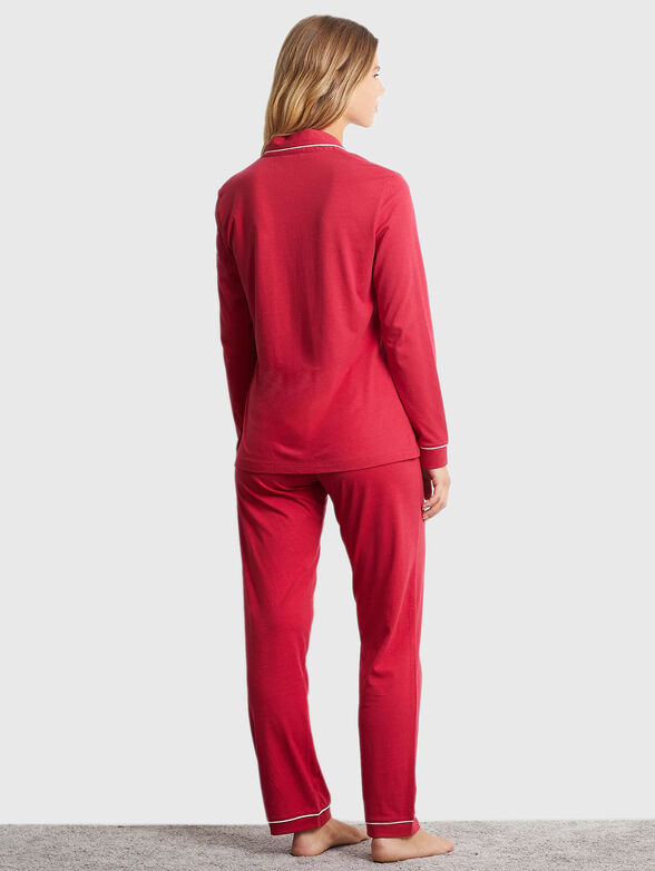 BOW LOVER two-piece cotton pajamas - 2