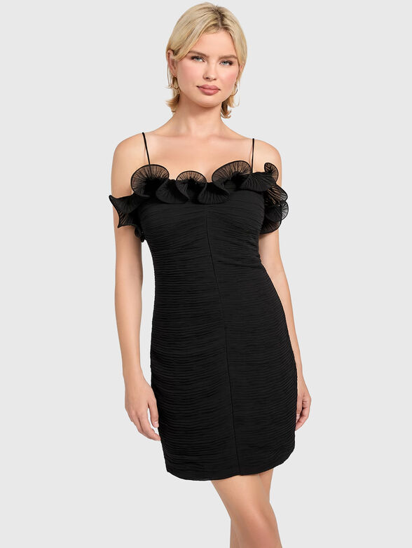 KENNITH black mini dress - 1