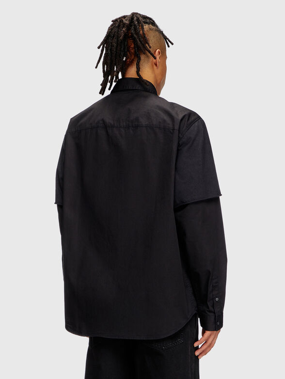 S-GASTON-O long sleeve shirt with logo detail - 3