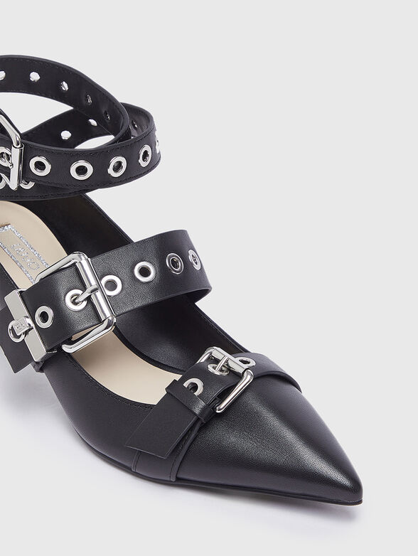 Heeled shoes with buckles - 5