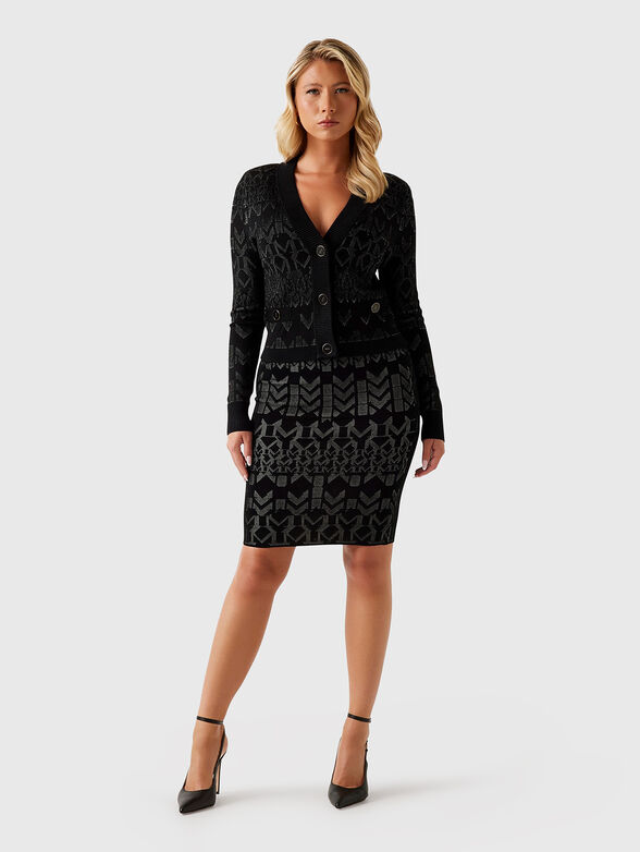 BILLIE cardigan in black - 2