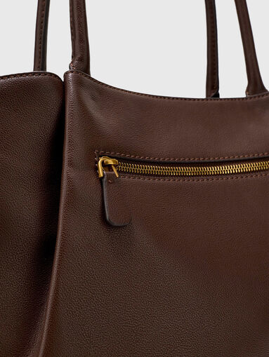 Large bag with a gold-colored logo - 4