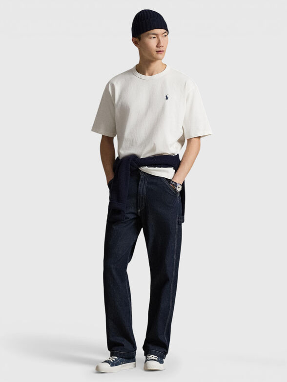 Cotton T-shirt with embroidered logo - 2