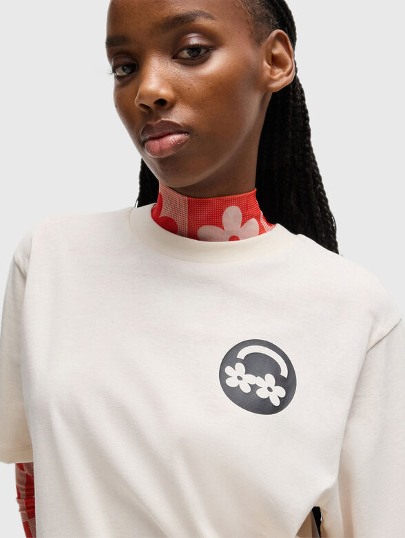 VINTAGE T-shirt with print - 4