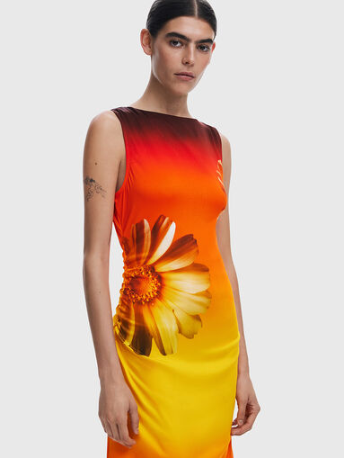 Floral print dress - 3