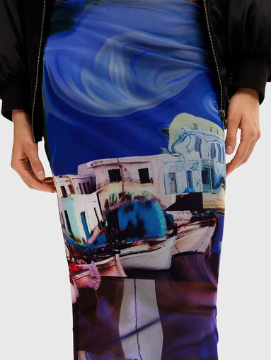 Printed midi skirt - 3