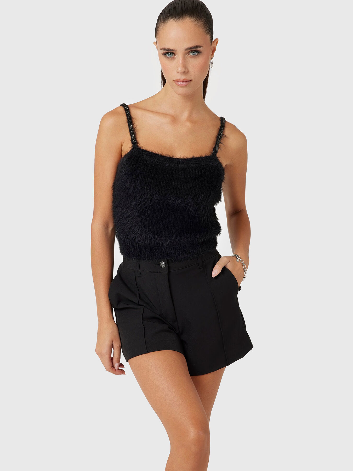 Guess fuzzy sweater new arrivals
