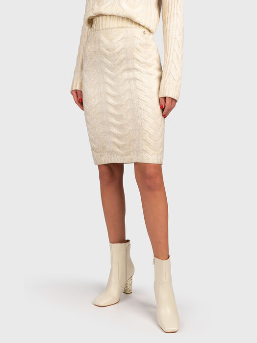 DIANE black knitted skirt 