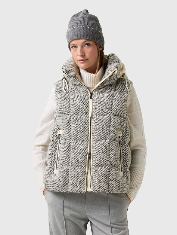 FALKA wool and silk vest - 1