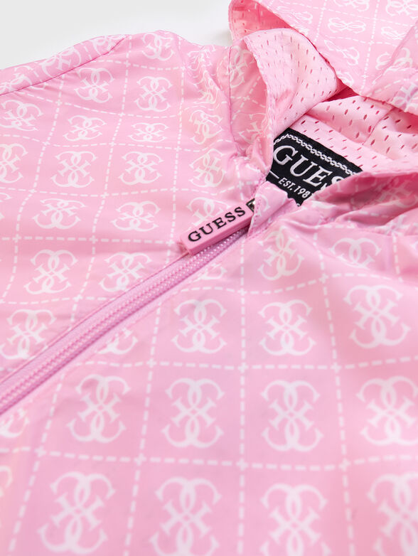 Monogram logo print jacket  - 3