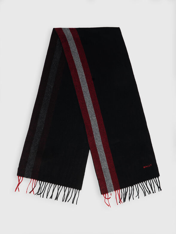 Wool scarf with logo - 1
