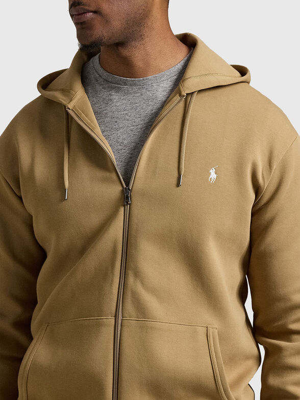 Sweatshirt with hood and zip - 4