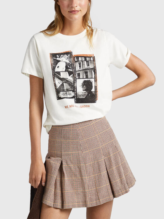 CHELSEA cotton T-shirt with art print - 1