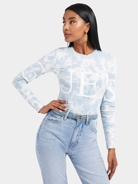Bodysuit with tie-dye effect - 1