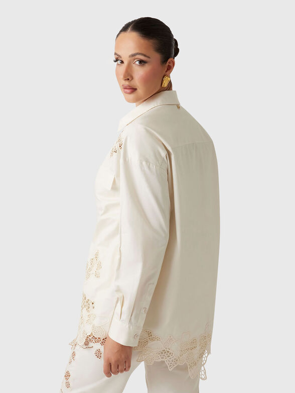 BROOKE shirt with accent embroidery - 3