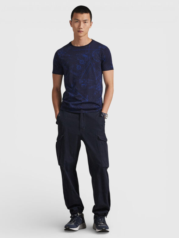 Cotton T-shirt with oval neckline - 2