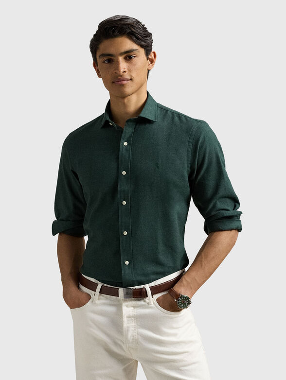 Cotton twill shirt - 1