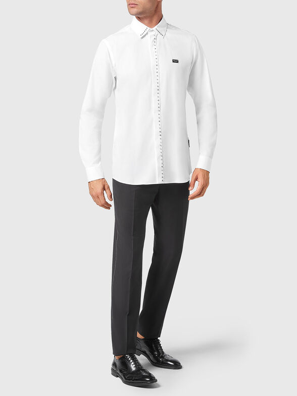 SUGAR DADDY black shirt with eyelets - 2