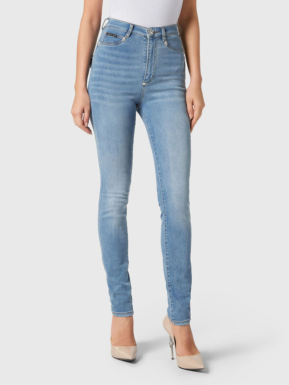 Skinny jeans with high waist - 1