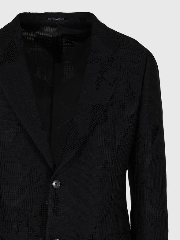 Jacket with mesh texture  - 3