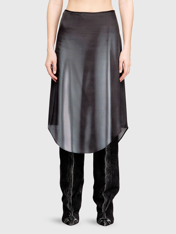 O-TAVY-S1 midi skirt - 1