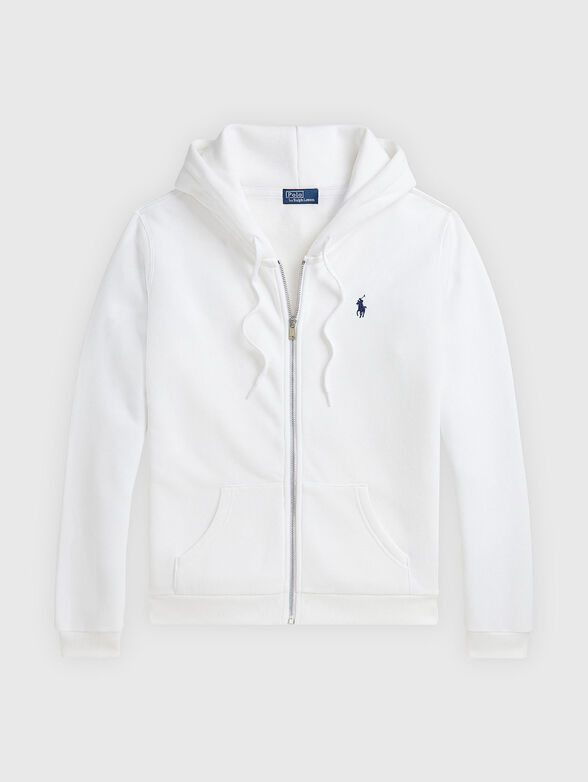 Hooded sweatshirt with zip - 1