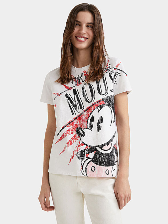 Mickey Mouse printed T-shirt  - 1