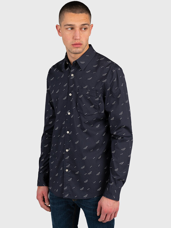 SUNSET shirt with logo print - 1