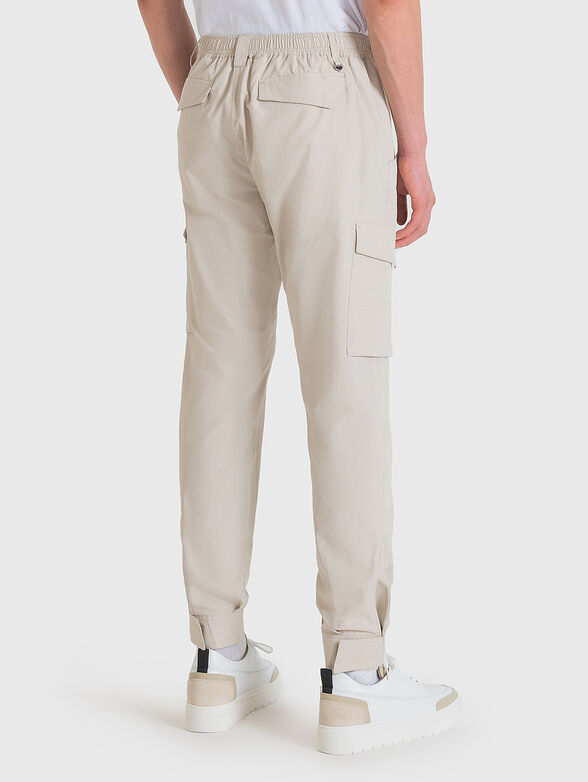 Cotton blend cargo pants - 2