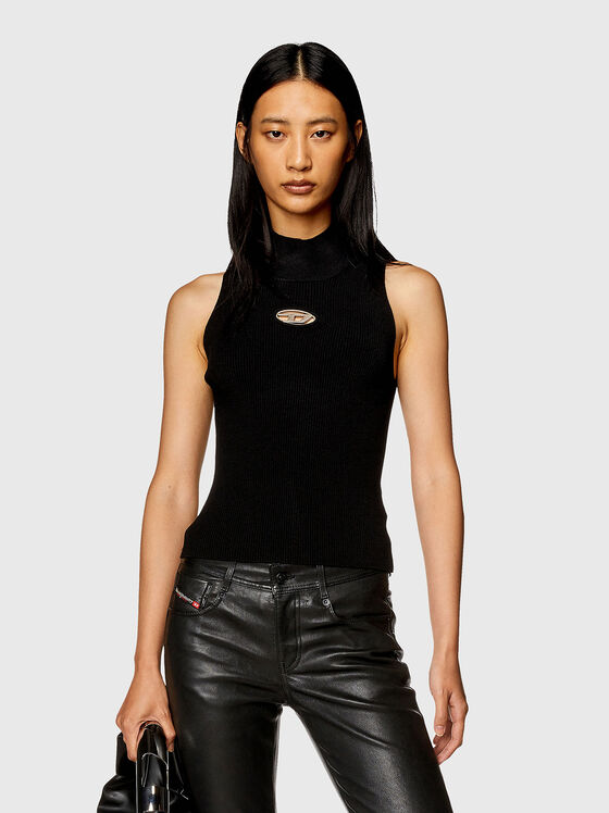 M-ONERVAX black knit top  - 1