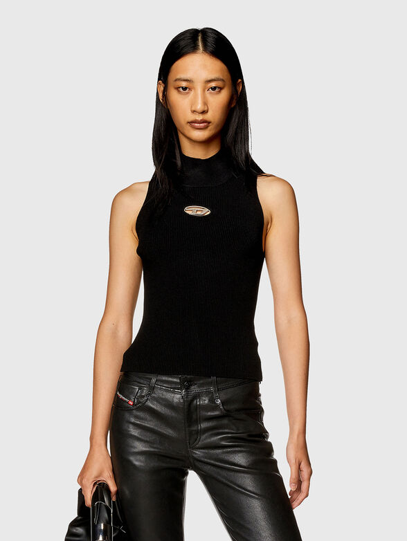 M-ONERVAX black knit top  - 1