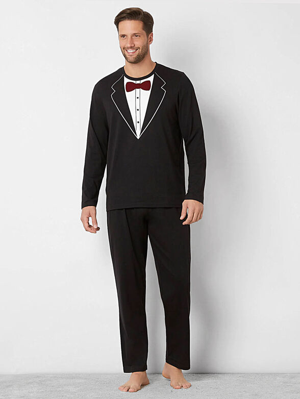NEW YEAR EVE pyjamas with contrasting detail - 1