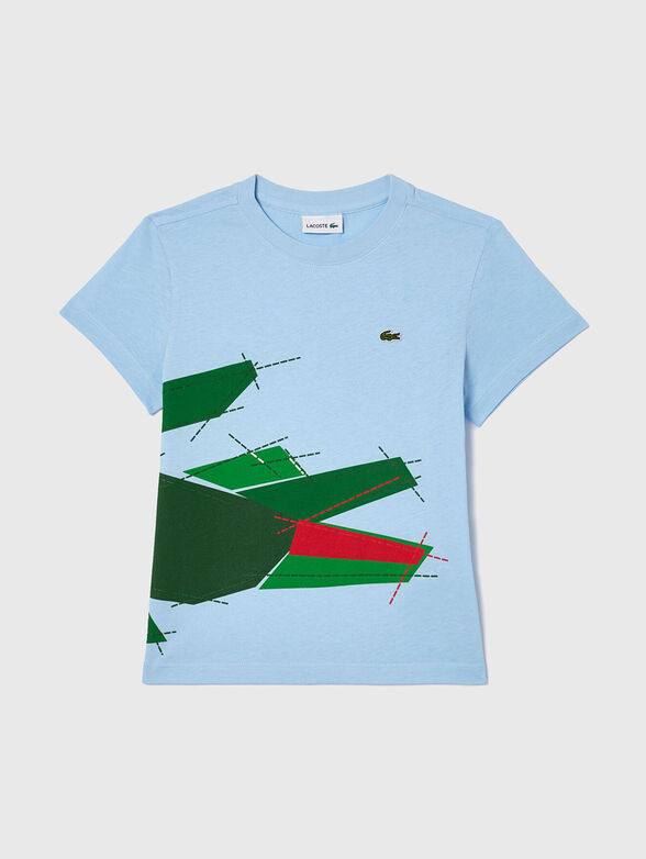 T-shirt with contrasting print - 1