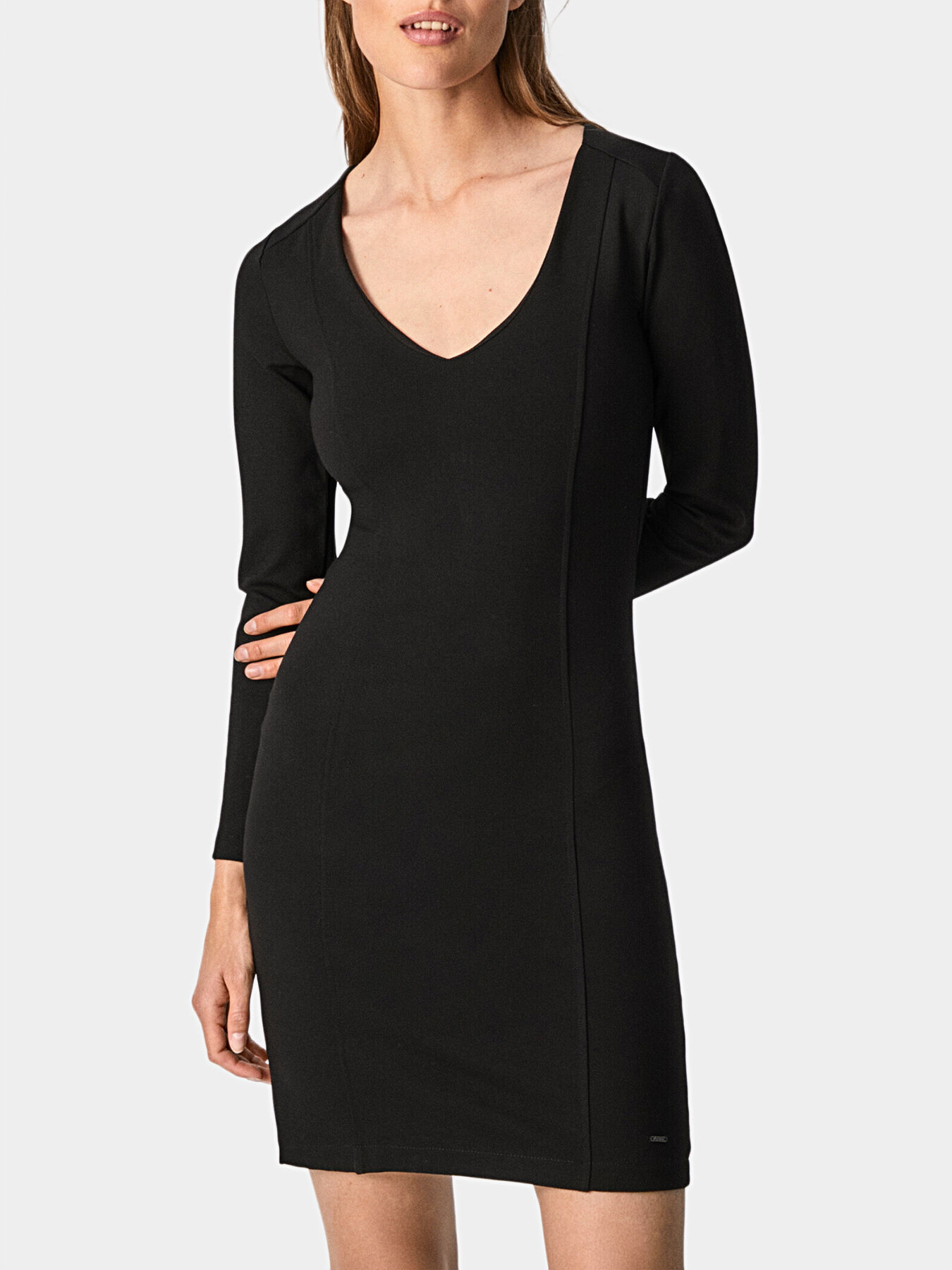 Pepe jeans black best sale dress